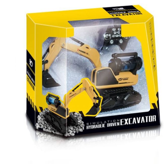 Радиоуправляемый экскаватор Le Neng Toys (эмуляция гидравлического привода, акб, звук) - LNT-F2 Радиоуправляемый экскаватор Le Neng Toys (эмуляция гидравлического привода, акб, звук) - LNT-F2