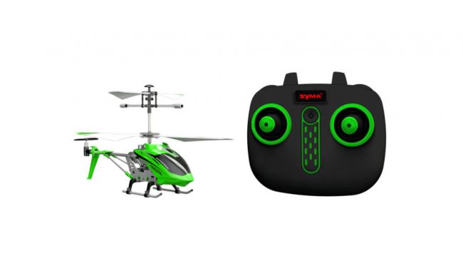 Радиоуправляемый вертолет Syma S107H Green 2.4G с функцией зависания - S107H Радиоуправляемый вертолет Syma S107H Green 2.4G с функцией зависания - S107H
