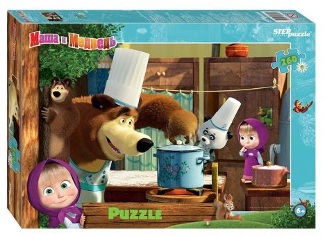 Мозаика "puzzle" 260 "Маша и Медведь - 2"