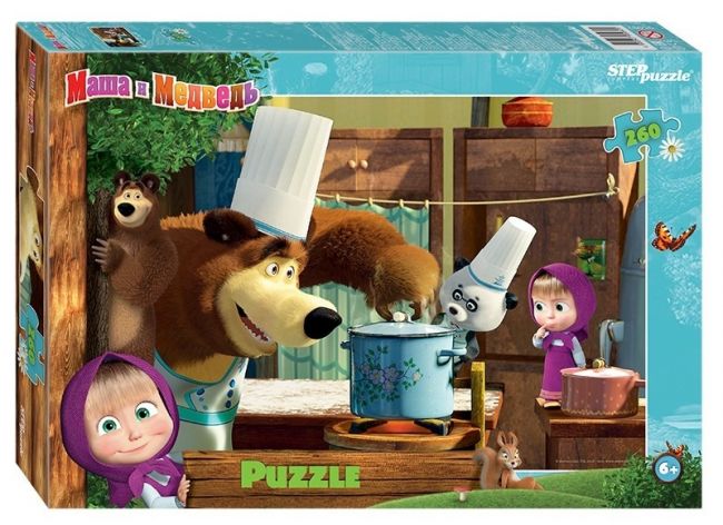 Мозаика "puzzle" 260 "Маша и Медведь - 2"