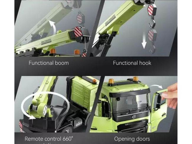 Радиоуправляемый автокран Double Eagle Volvo FMX 1/20 2.4G RTR Радиоуправляемый автокран Double Eagle Volvo FMX 1/20 2.4G RTR
