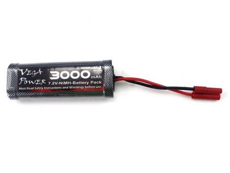 Аккумулятор Ni-Mh 3000mAh, 7,2V Banana для автомоделей Himoto E10 Аккумулятор Ni-Mh 3000mAh, 7,2V Banana для автомоделей Himoto E10