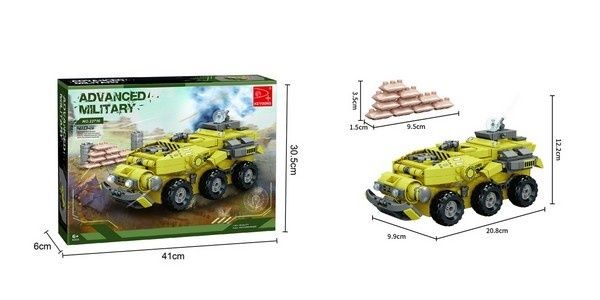 Конструктор "Военная спецтехника", 410 элементов Конструктор "Военная спецтехника", 410 элементов