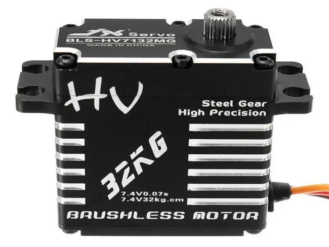Сервомашинка цифровая JX Servo BLS-HV7132MG (71г/32.5/0.07/7.4V) бесколлекторная, Full metal