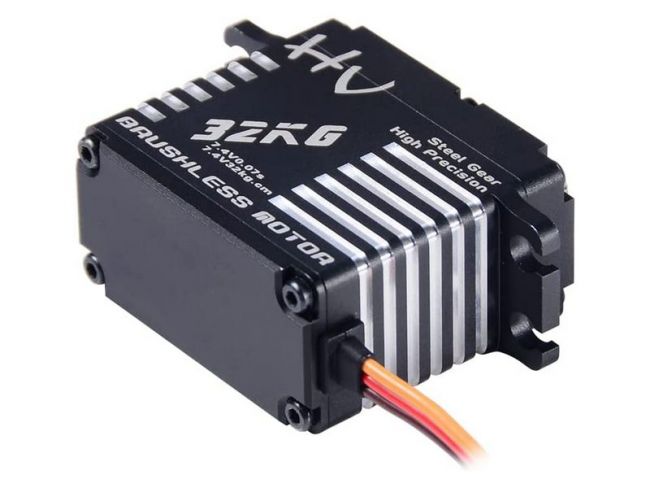 Сервомашинка цифровая JX Servo BLS-HV7132MG (71г/32.5/0.07/7.4V) бесколлекторная, Full metal