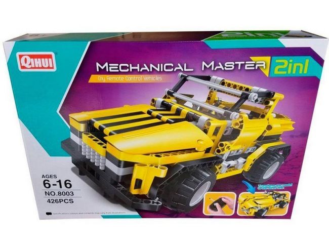 Р/У конструктор Qihui Mechanical Master 2 в 1 Пикап и Родстер (426 деталей) Р/У конструктор Qihui Mechanical Master 2 в 1 Пикап и Родстер (426 деталей)