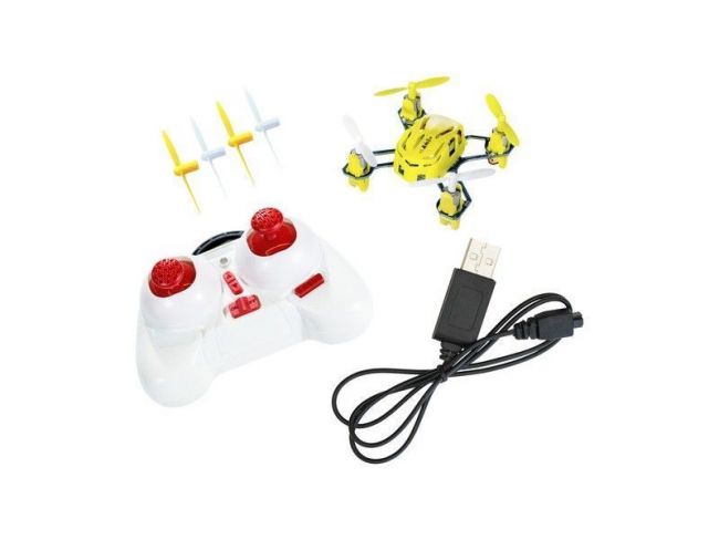 Р/У квадрокоптер Hubsan Nano Q4 2.4G желтый Р/У квадрокоптер Hubsan Nano Q4 2.4G желтый