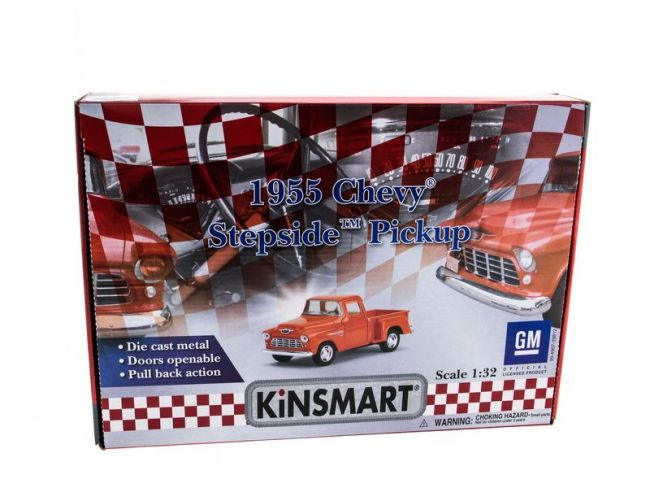 Машина Kinsmart "Chevy Stepside Pick Up" инерция (1/12шт.) 1:32 б/к Машина Kinsmart "Chevy Stepside Pick Up" инерция (1/12шт.) 1:32 б/к