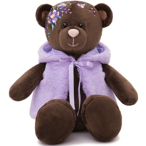 Игрушка мягкая "Медведь, фиолетовый в жилетке" 35 см (серия Bloom collection) Игрушка мягкая "Медведь, фиолетовый в жилетке" 35 см (серия Bloom collection)