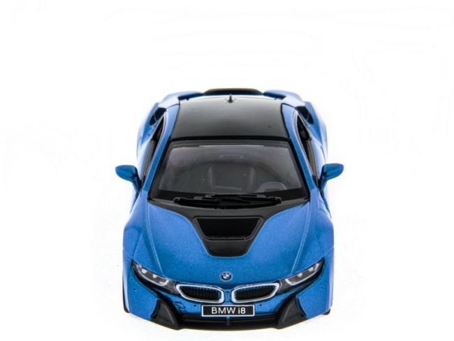 Машина Kinsmart BMW i8 инерция (1/12шт.) 1:36 б/к