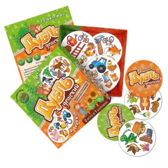 Наст. игра "Дубль детский 2 в 1 "В деревне + В лесу" Наст. игра "Дубль детский 2 в 1 "В деревне + В лесу"