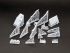 Сборная модель Red Iron Models Бульдозер Т-100МЗГП, 1/43