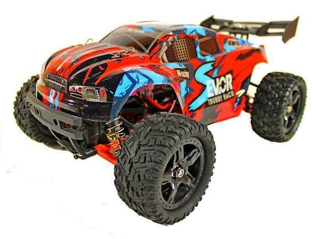 Радиоуправляемая трагги Remo Hobby S EVO-R Brushless UPGRADE (красный) 4WD 2.4G 1/16 RTR