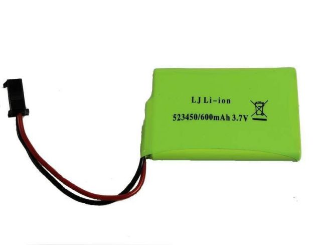 Аккумулятор Li-Ion 3.7V 600mAh (разъем SM) - LI-ION-37-600-SM