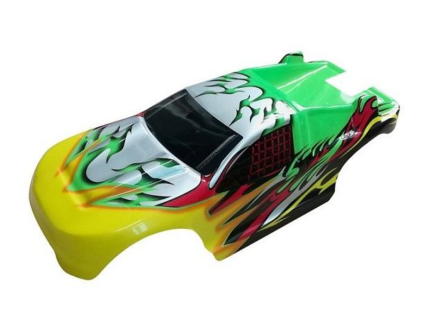 Желто-зеленый кузов для трагги Remo Hobby RH8065/8066 Желто-зеленый кузов для трагги Remo Hobby RH8065/8066