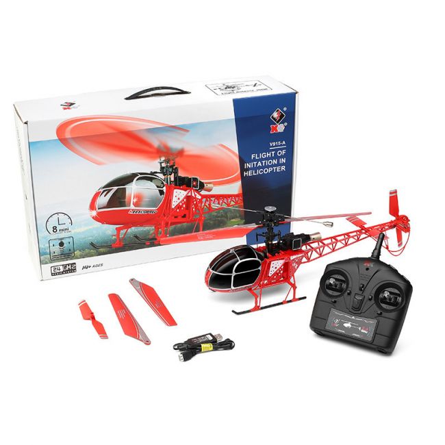 Радиоуправляемый вертолет WLToys XK Lama V915 4CH 2.4G - WLT-V915-A Радиоуправляемый вертолет WLToys XK Lama V915 4CH 2.4G - WLT-V915-A