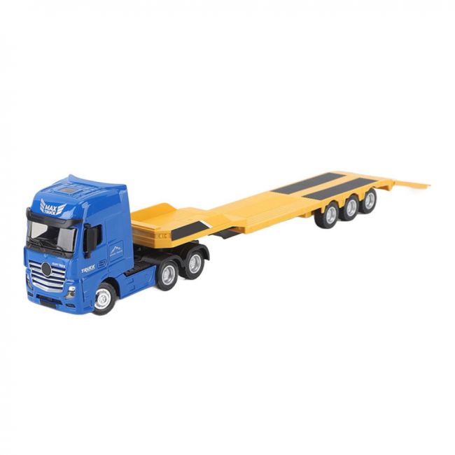 Металлический грузовик трейлер HUI NA TOYS масштаб 1:50 - HN1730-YELLOW Металлический грузовик трейлер HUI NA TOYS масштаб 1:50 - HN1730-YELLOW