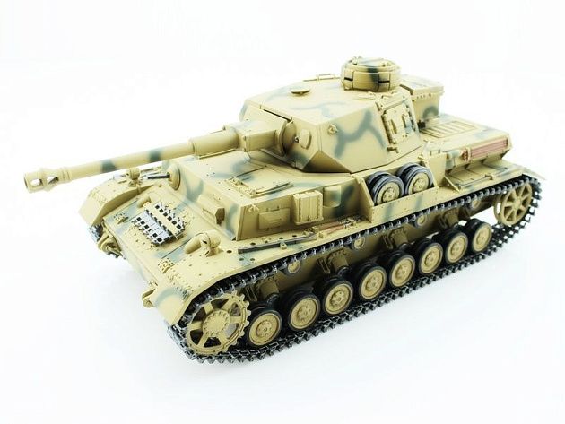 Р/У танк Taigen 1/16 Panzerkampfwagen IV Ausf.F2.Sd.Kfz (для ИК танкового боя) (Германия) 2.4G RTR