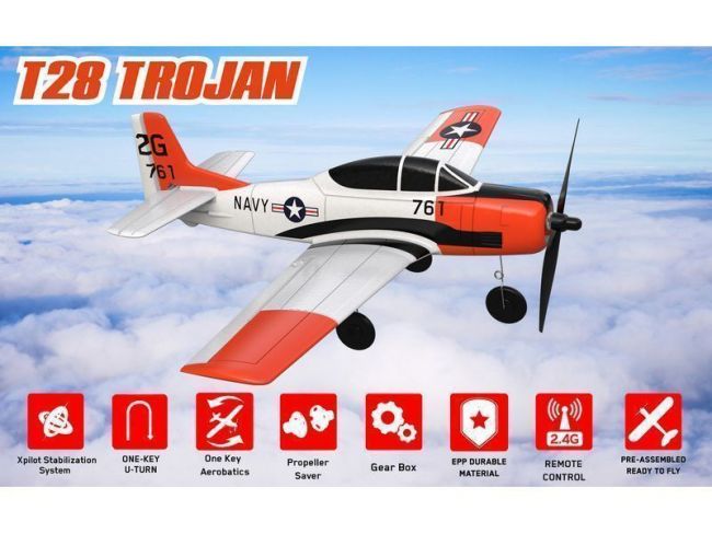 Радиоуправляемый самолет Volantex RC T28 400мм 2.4G 4ch LiPo RTF with Gyro Радиоуправляемый самолет Volantex RC T28 400мм 2.4G 4ch LiPo RTF with Gyro
