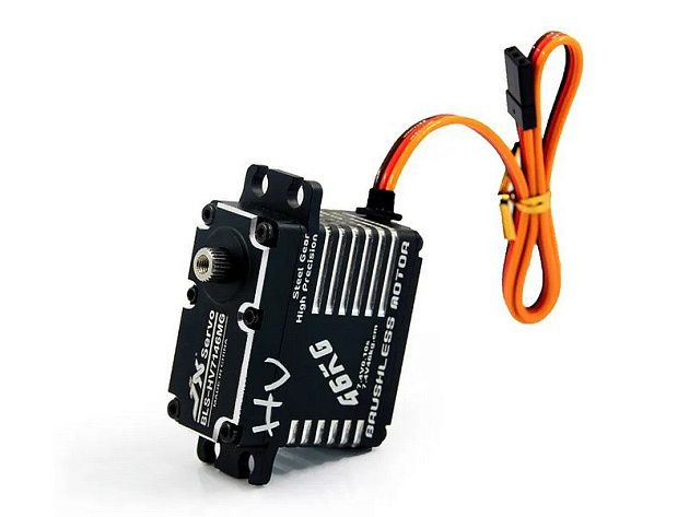 Сервомашинка цифровая JX Servo BLS-HV7146MG (71г/47.8/0.10/7.4V) бесколлекторная, Full metal