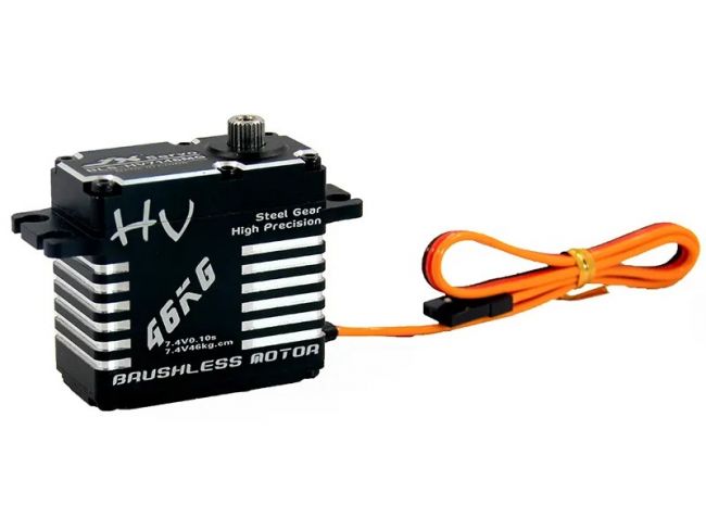 Сервомашинка цифровая JX Servo BLS-HV7146MG (71г/47.8/0.10/7.4V) бесколлекторная, Full metal