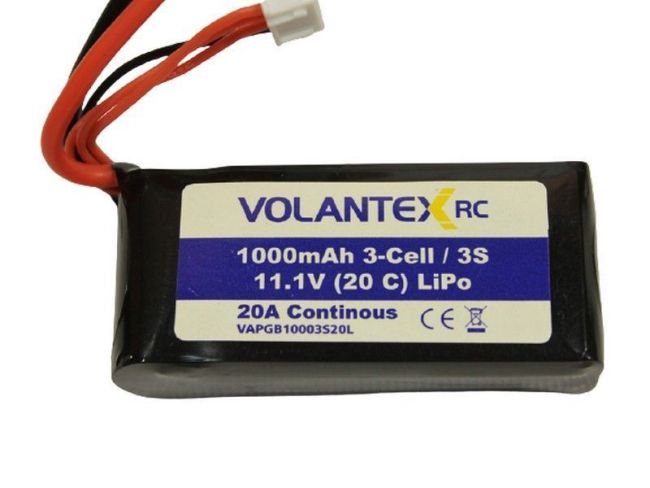 Аккумулятор Li-Po 1000mAh, 11,1V XT60 для катера Volantex RC Vector SR48 Аккумулятор Li-Po 1000mAh, 11,1V XT60 для катера Volantex RC Vector SR48
