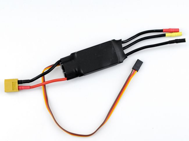 Регулятор скорости бесколлекторный 40A для самолета Top RC Blazer Регулятор скорости бесколлекторный 40A для самолета Top RC Blazer