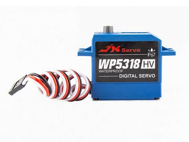 Сервомашинка цифровая JX Servo WP-5318HV (53г/18.5/0.09/8.4V) влагозащищенная