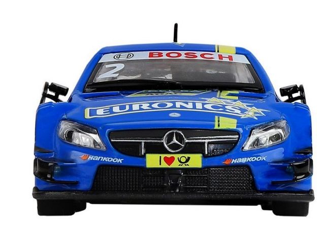Машина "АВТОПАНОРАМА" Mercedes-AMG C 63 DTM, синий, 1/32, свет, звук, инерция, в/к 17,5*12,5*6,5 см