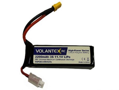 Аккумулятор Li-Po 2200mAh, 11,1V XT60 для катера Volantex RC Vector SR65 Аккумулятор Li-Po 2200mAh, 11,1V XT60 для катера Volantex RC Vector SR65