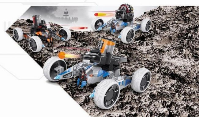 Р/У боевая машина Universe Chariot, лазер, пульки, голубая, Ni-Mh и З/У, 2.4G Р/У боевая машина Universe Chariot, лазер, пульки, голубая, Ni-Mh и З/У, 2.4G