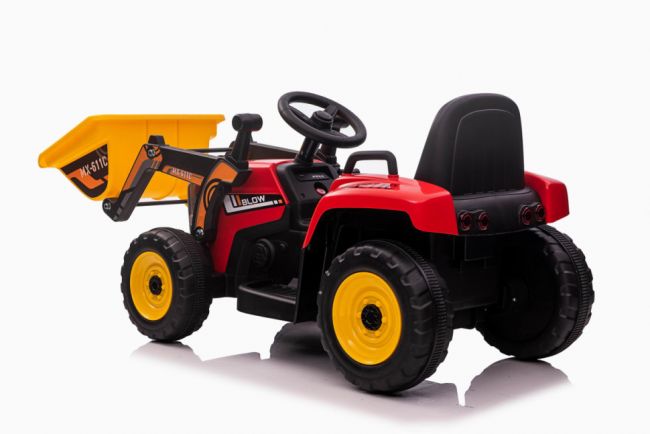 Детский электромобиль XMX трактор с ковшом (красный, EVA, пульт, 12V) - XMX611U-RED Детский электромобиль XMX трактор с ковшом (красный, EVA, пульт, 12V) - XMX611U-RED