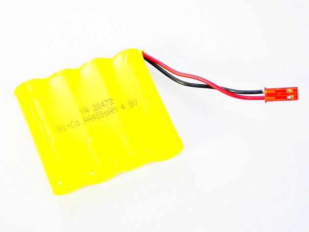 Аккумулятор Ni-Cd 400mAh, 4.8V, JST для Huina 1331