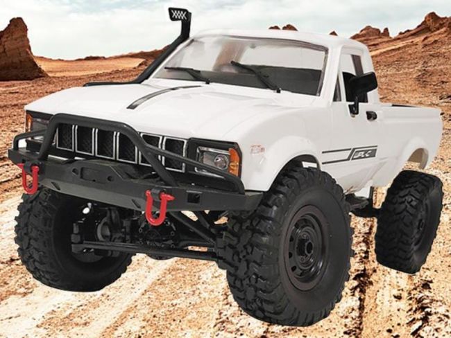 Радиоуправляемая машина WPL пикап Hilux (белый) 4WD 2.4G 1/16 RTR