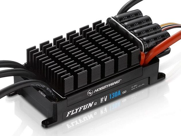 Бесколлекторный регулятор Hobbywing FLYFUN-130A-HV-OPTO-V5 (130A-160A, Aircraft) Бесколлекторный регулятор Hobbywing FLYFUN-130A-HV-OPTO-V5 (130A-160A, Aircraft)