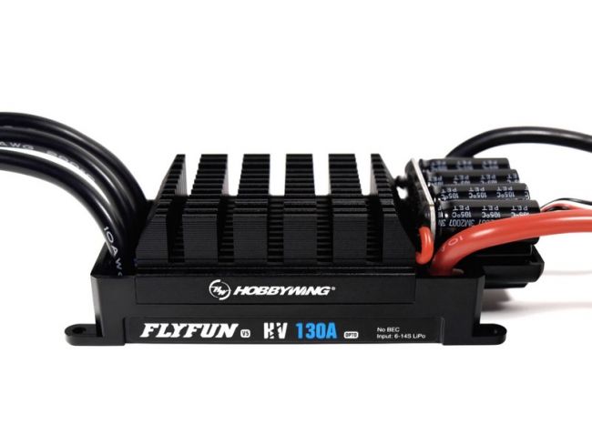 Бесколлекторный регулятор Hobbywing FLYFUN-130A-HV-OPTO-V5 (130A-160A, Aircraft) Бесколлекторный регулятор Hobbywing FLYFUN-130A-HV-OPTO-V5 (130A-160A, Aircraft)