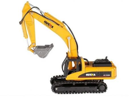 Металлический экскаватор с ковшом HUI NA TOYS 1/50 Металлический экскаватор с ковшом HUI NA TOYS 1/50