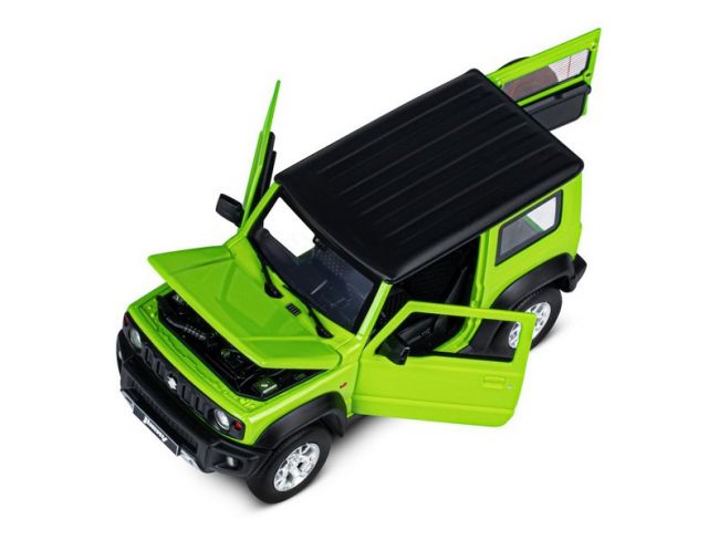 Машина "АВТОПАНОРАМА" Suzuki Jimny, 1/18, зеленый, свет, звук, в/к 24,5х12,5х10,5 см