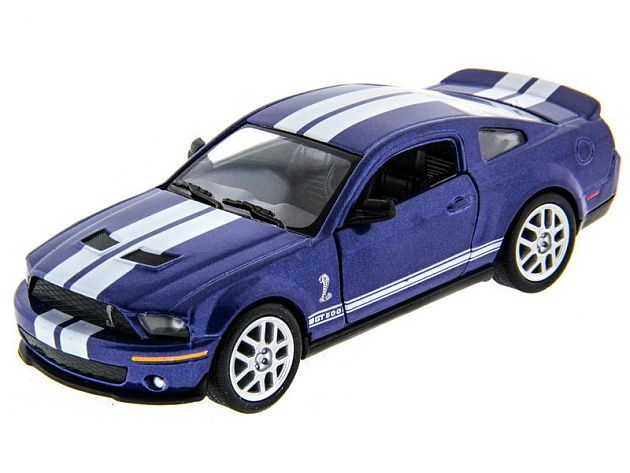 Машина Kinsmart 1:38 Shelby GT500 2007 иннерция (1/12шт.) б/к