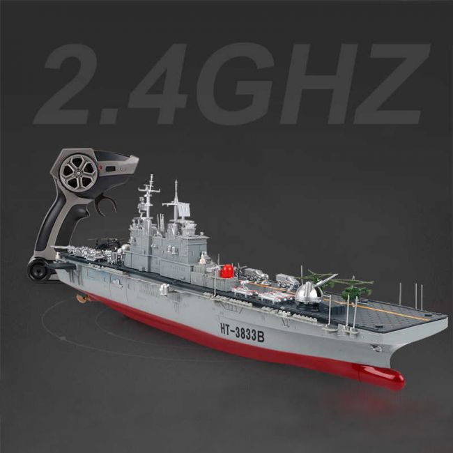 Радиоуправляемый корабль Heng Tai десантный корабль Wasp 1:350 2.4G - HT-3833B Радиоуправляемый корабль Heng Tai десантный корабль Wasp 1:350 2.4G - HT-3833B