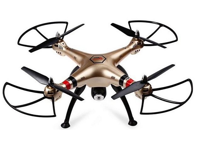 Р/У квадрокоптер Syma X8HW с FPV трансляцией Wi-Fi, барометр 2.4G RTF