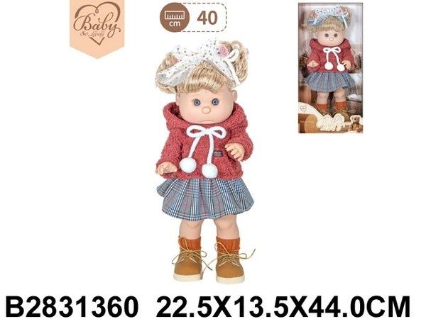 Кукла 40 см, виниловая Кукла 40 см, виниловая
