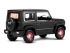 Машина "АВТОПАНОРАМА" Suzuki Jimny, 1/18, черный, свет, звук, в/к 24,5х12,5х10,5 см