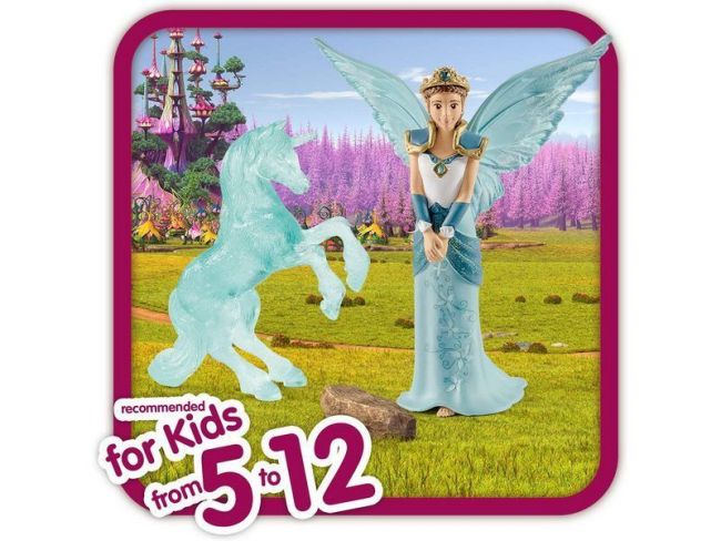 Фигурка Schleich Эльфийка Айела и ледяная статуя единорога, MOVIE Фигурка Schleich Эльфийка Айела и ледяная статуя единорога, MOVIE