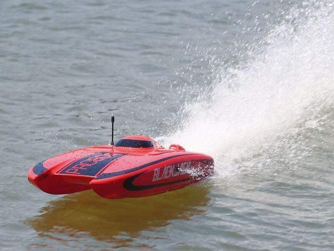 Радиоуправляемый катамаран ProBoat Blackjack 24 Brushless RTR Радиоуправляемый катамаран ProBoat Blackjack 24 Brushless RTR