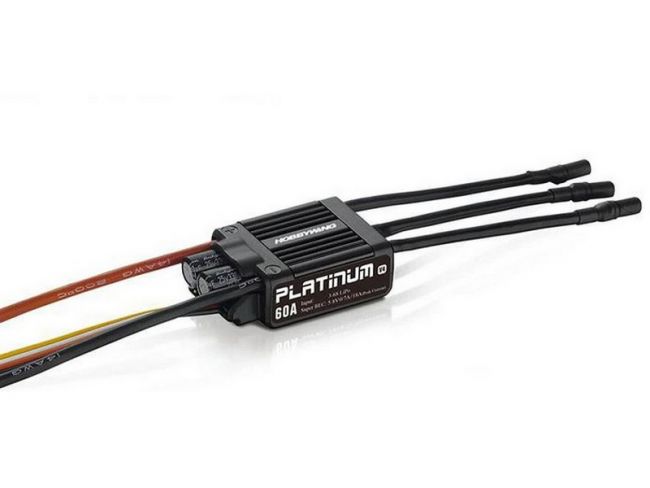 Бесколлекторный регулятор Hobbywing Platinum 60A-V4 (60A-80A, Aircraft, Heli) Бесколлекторный регулятор Hobbywing Platinum 60A-V4 (60A-80A, Aircraft, Heli)