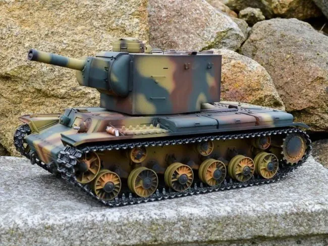 Радиоуправляемый танк Torro KV-2 1/16 зеленый, ИК-пушка (для ИК боя) V3.0 2.4G RTR Радиоуправляемый танк Torro KV-2 1/16 зеленый, ИК-пушка (для ИК боя) V3.0 2.4G RTR