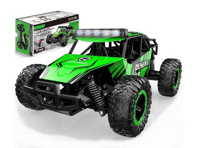 Радиоуправляемый внедорожник Volantex RC Desert King зеленый 2WD 2.4G 1/16 RTR