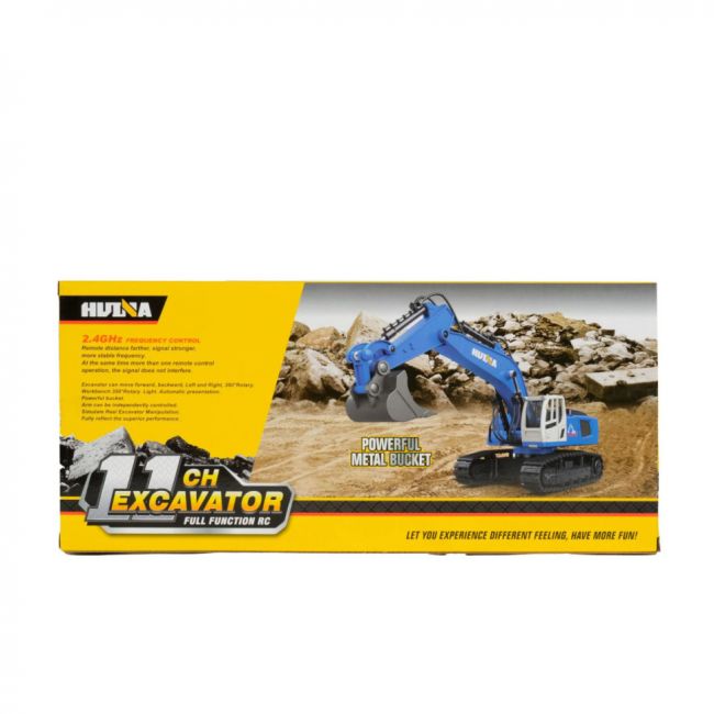 Радиоуправляемый экскаватор HUI NA TOYS масштаб 1:18 2.4G - HN1558-BLUE Радиоуправляемый экскаватор HUI NA TOYS масштаб 1:18 2.4G - HN1558-BLUE