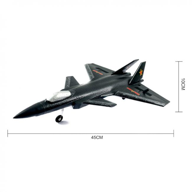 Радиоуправляемый самолет Fei Xiong J-20 RTF 2.4G - FX830-BLACK Радиоуправляемый самолет Fei Xiong J-20 RTF 2.4G - FX830-BLACK